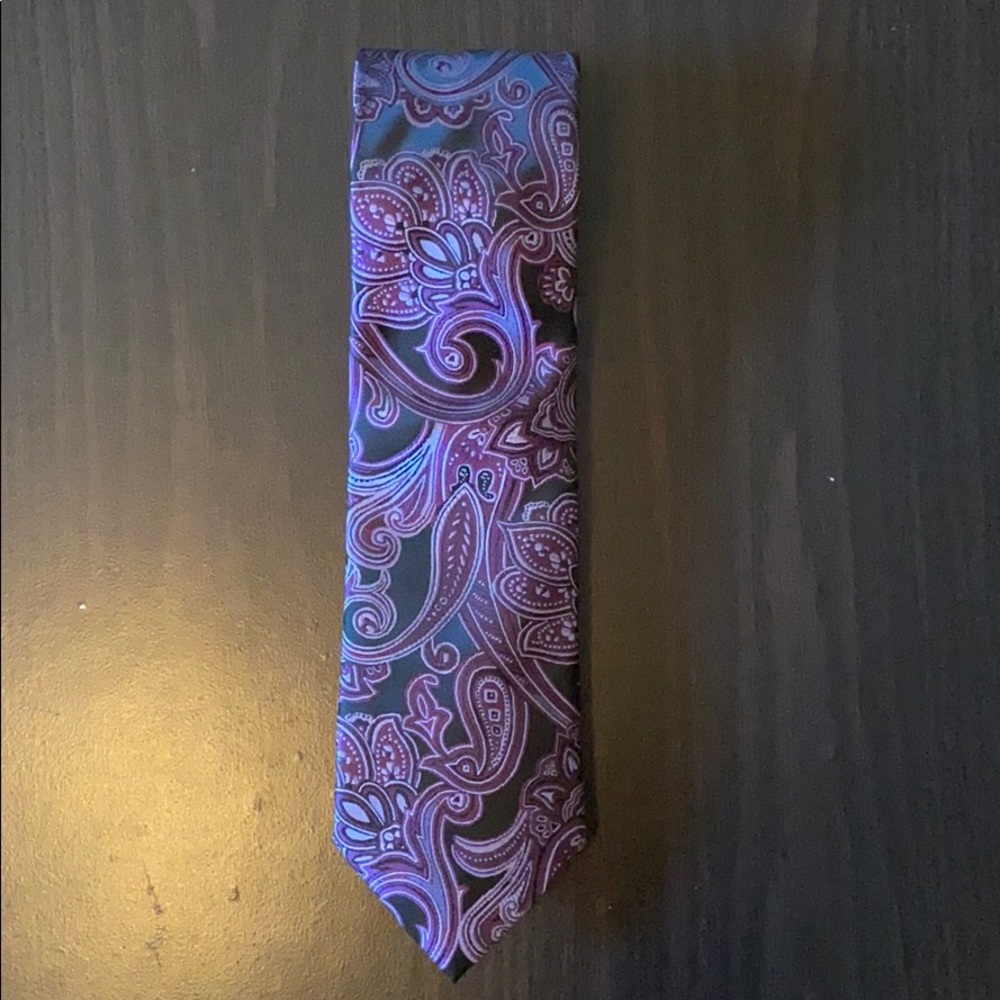 $10 Ties: Covington Purple Paisley Tie